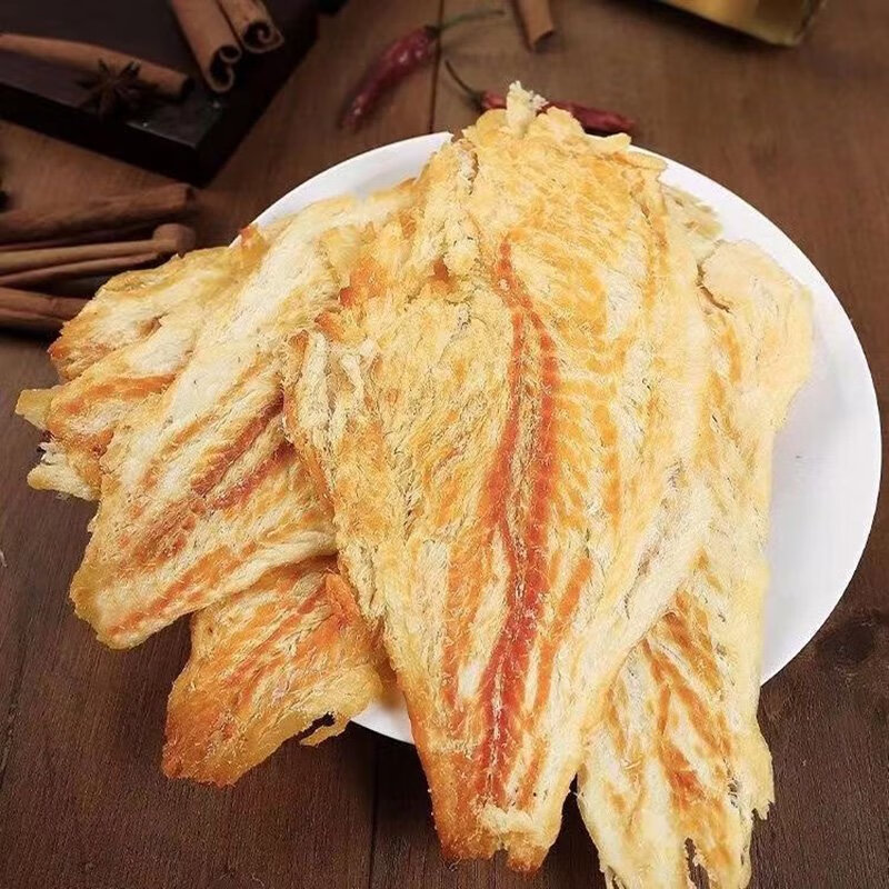 半飄飄鱈魚(yú)片深海炭烤魚(yú)片手撕魚(yú)干孕婦兒童即食追劇宿舍海鮮味零食小吃 精選深海鱈魚(yú)片250g*1袋嘗鮮裝