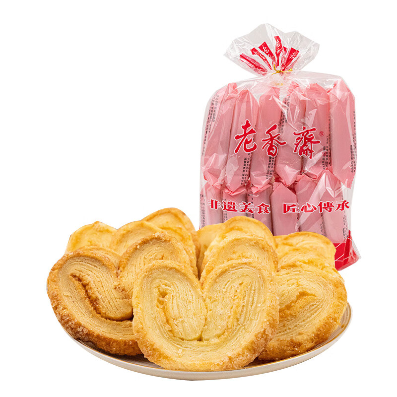 老香齋蝴蝶酥上海特產(chǎn)千層酥餅干點心辦公室零食小吃 蝴蝶酥400g