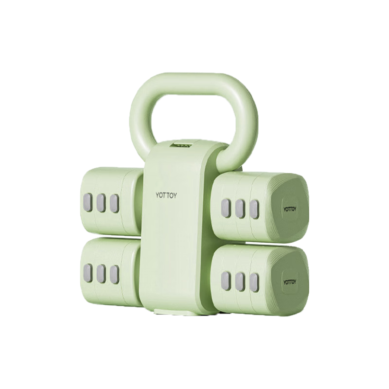 yottoy可調(diào)節(jié)壺鈴女士鑄鐵提壺啞鈴健身家用甩壺鈴深蹲初學(xué)者練臂5.5kg