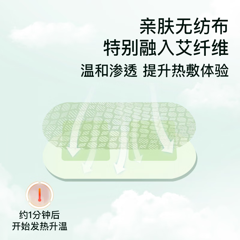 天天艾纯艾草眼灸贴蒸汽眼罩热敷缓解眼干眼涩眼疲劳青少年适用护眼艾灸 【重在体验】绿色1盒