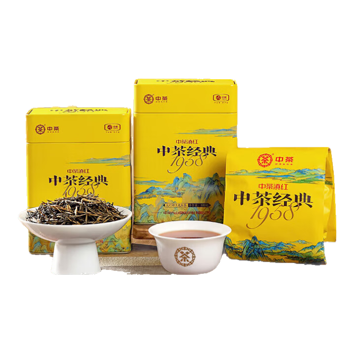 中茶紅茶滇紅2025年新茶經(jīng)典58自喝口糧茶100g罐裝中華老字號 （金獎品質(zhì)）經(jīng)典58-100g