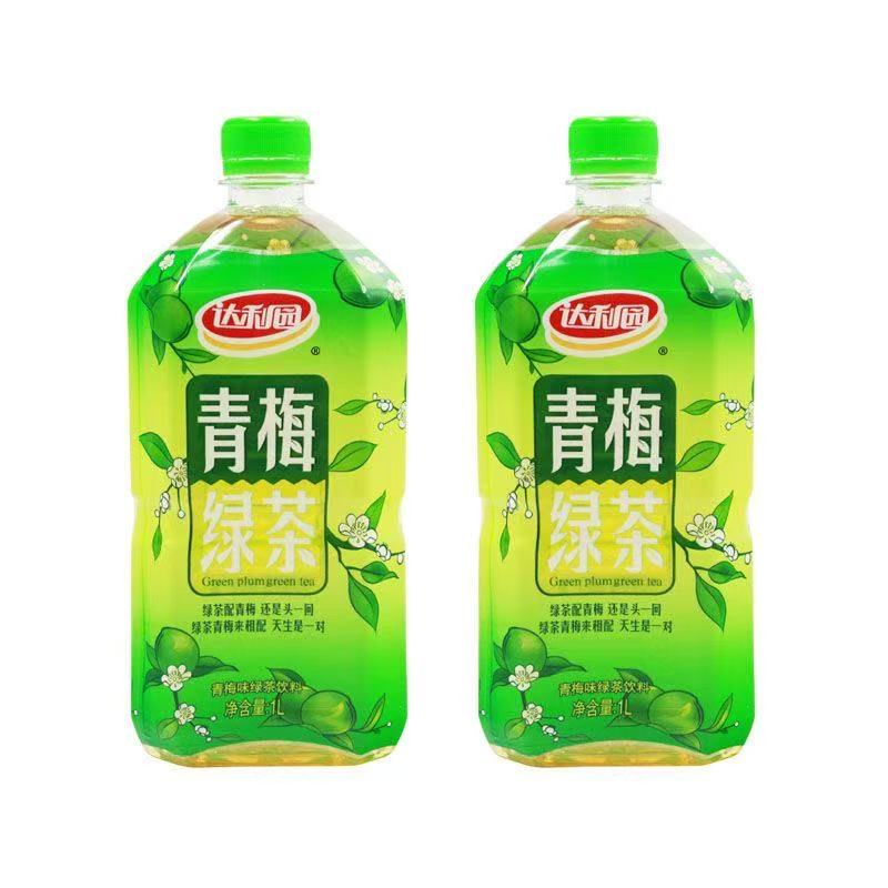 达利园青梅绿茶1L*2瓶/12瓶茶饮料聚会聚餐清爽畅饮酸甜口味促销 青梅绿茶1L*12瓶