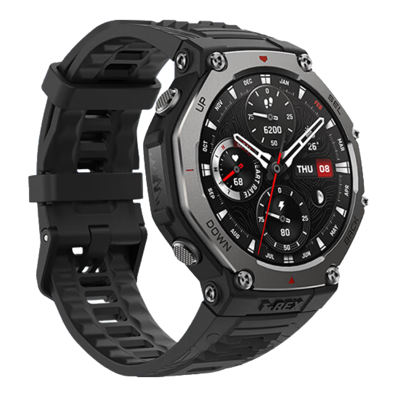 AMAZFIT華米TREX3戶外多功能智能手表運(yùn)動騎行登山監(jiān)測血壓血氧心率睡眠 【多重】TREX 3玄武黑 補(bǔ)貼價