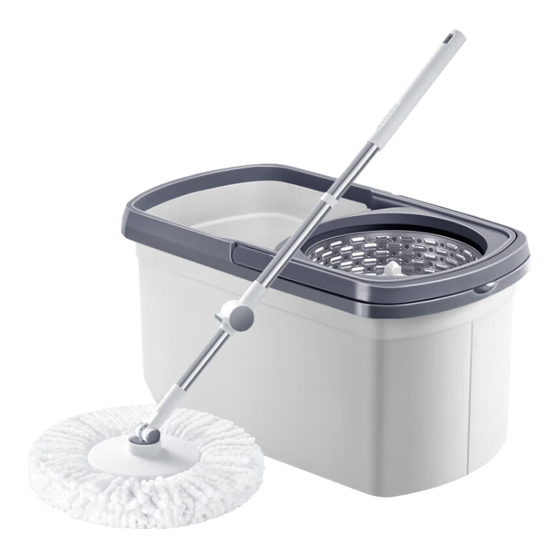 大卫拖把桶2025新款旋转通用一拖免手洗甩干家用懒人拖净拖布墩布D10 新升级旋转D10 1杆2头