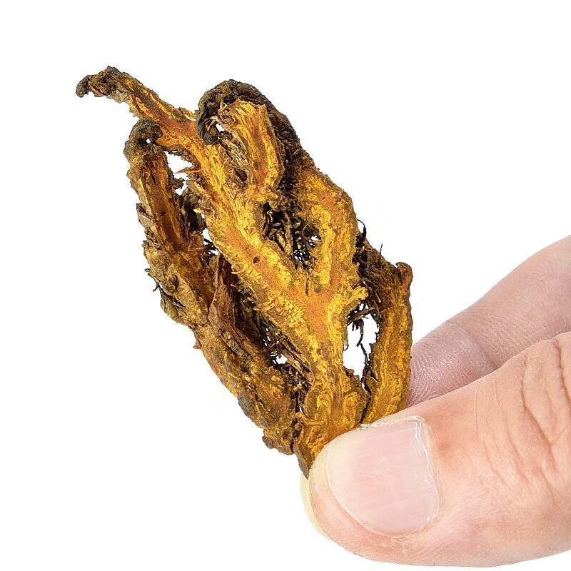 四川黄连中药材鸡爪连黄莲峨眉黄莲片单支黄连粉 5-8年川黄连片250g 【峨眉高山货】