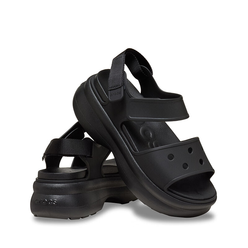 卡骆驰(CROCS)嗖酷凉鞋轻便百搭女凉鞋 | 211755 黑色-001(含智必星) 36 /37(230mm)