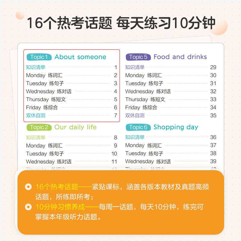 星火英语小学英语听力天天练专项训练全新英语听力能手天天练全国通用小升初学生一二三四五六年级英语听力专项训练习题听力默写强化训练 【五年级】英语听力天天练-外教朗读