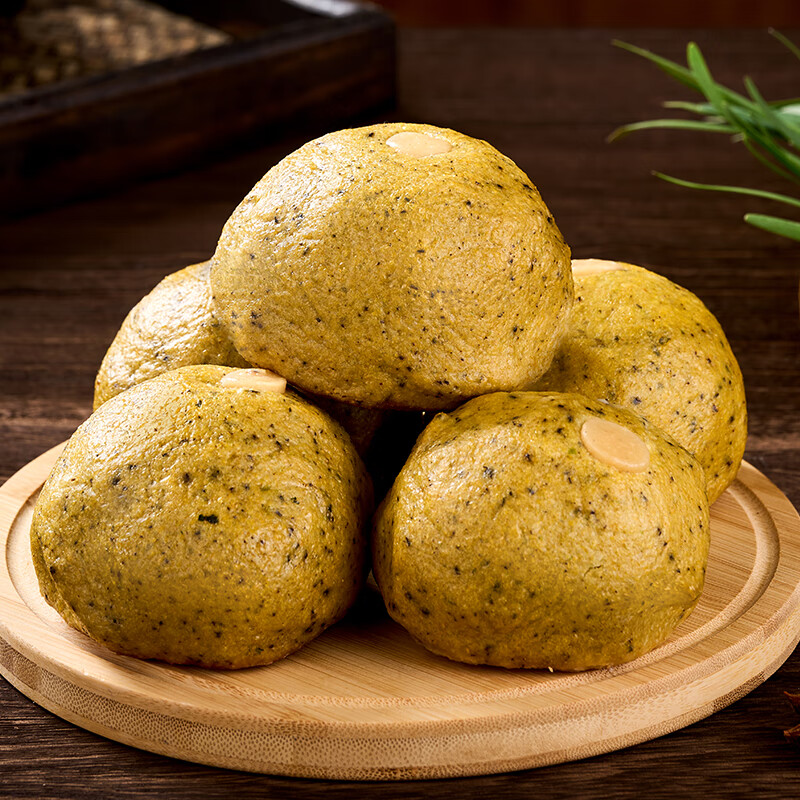 颂尚福膳食手工蒲公英荠菜山苜楂野菜团子粗粮杂粮营养代早餐控糖速食包 12个装-混合装(各4个)