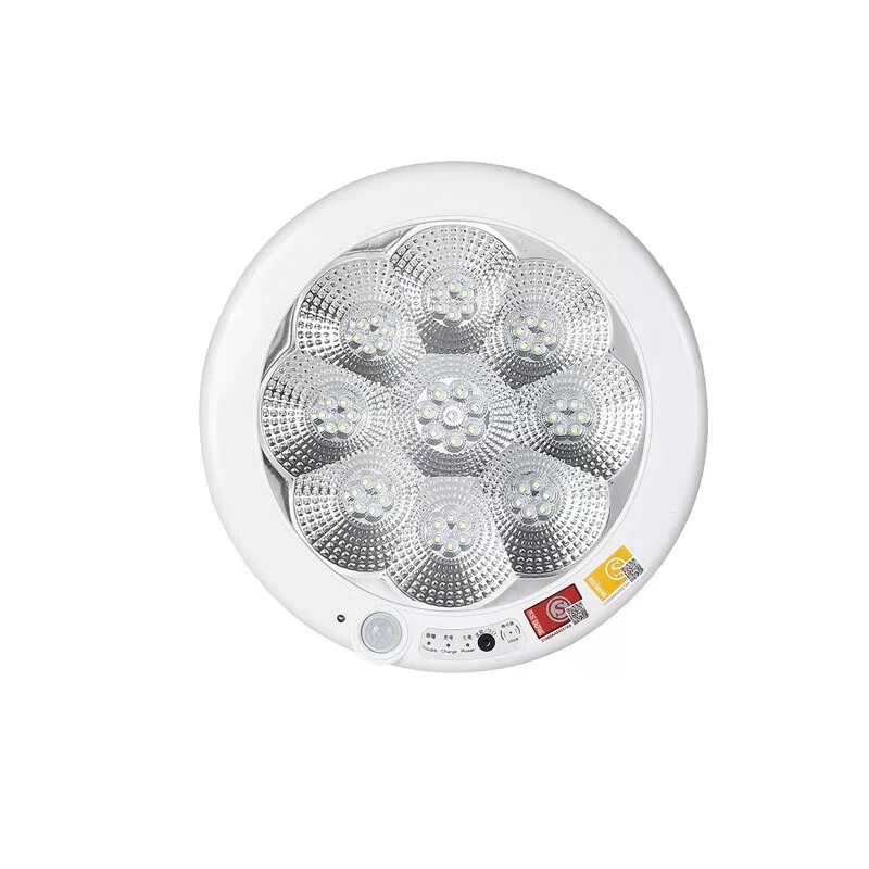 东宇照明led消防应急吸顶灯人体感应灯声控楼道过道走廊楼梯物业 人体感应吸顶灯7W直径210mm