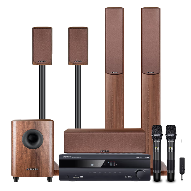 ɽˮ��SANSUI�� F7 ���� ��ͥӰԺ5.1������װ ��ͥKTV������װ �������价��������� 2462.4Ԫ