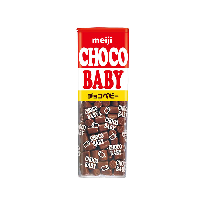 明治日本进口休闲小朋友零食明治choco baby牛奶巧克力豆新年儿童糖果