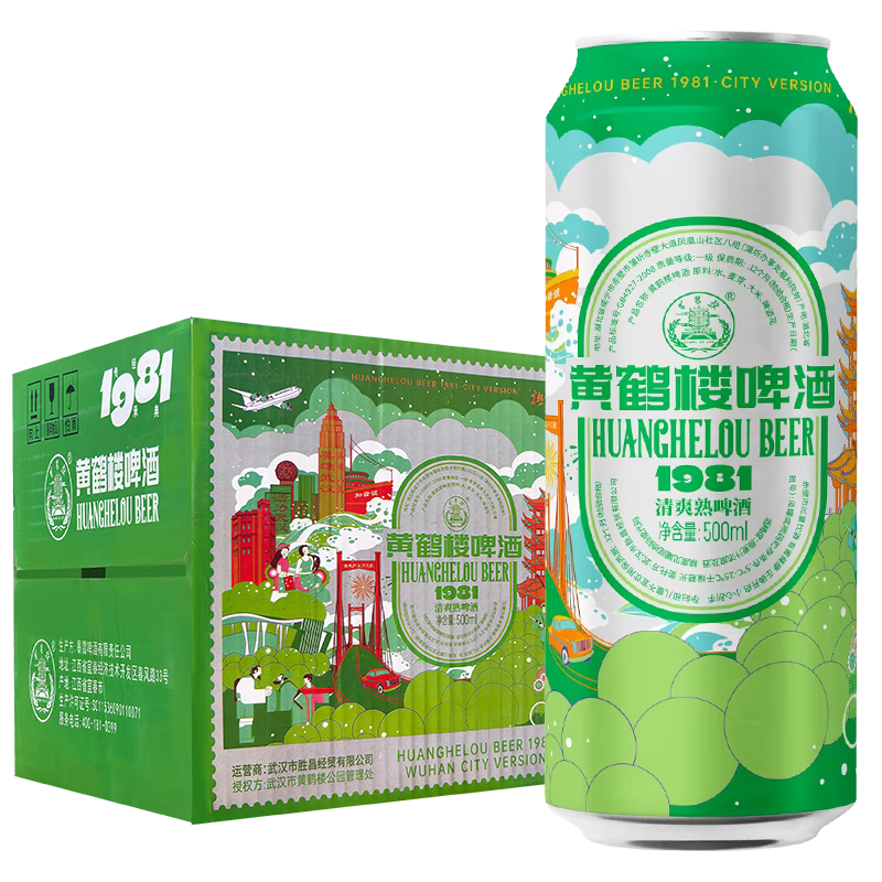 �ƺ�¥ 1981����6�� ��ˬ��ơ�� 500ml*12�� ����װ