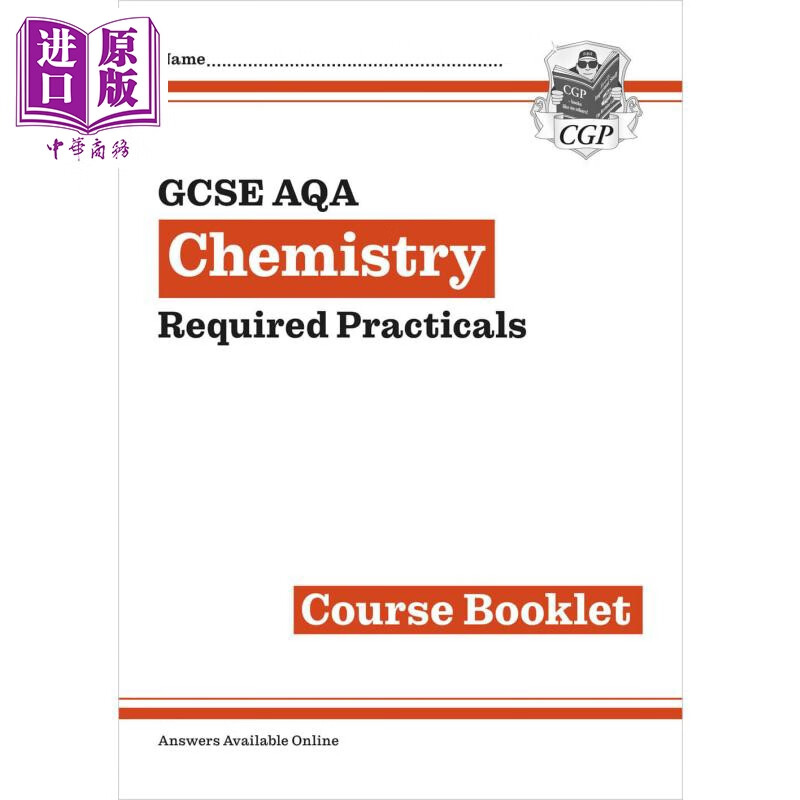 英国原版CGP 新GCSE 化学 AQA 必修实验课程手册New GCSE Chemistry AQA Required Practicals Course Booklet