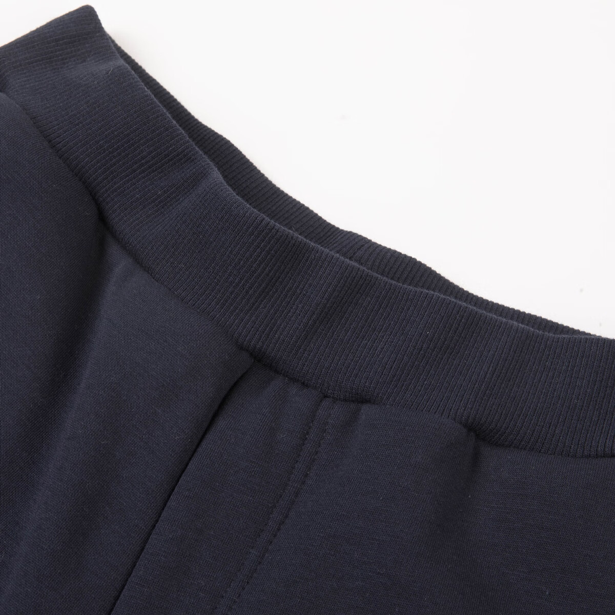 暇步士（Hush Puppies）童装儿童裤子2025冬季新款可爱舒适百搭针织净色一体绒长裤 藏蓝 160 cm