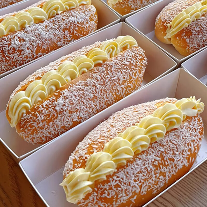 不多言整箱椰蓉奶油面包夹心蛋糕老式手撕糕点心早餐营养休闲小吃零食品 500g 【1箱/10包】椰蓉奶油面包