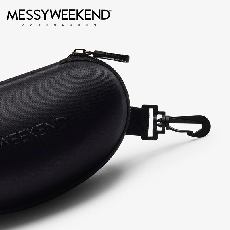 MESSYWEEKEND HARD CASE 运动眼镜收纳盒 黑色硬壳开学七夕