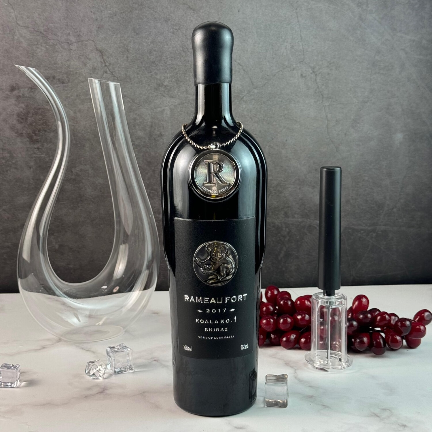 拉摩图堡考拉一号西拉干红葡萄酒2017年16度经典款澳洲原瓶进口蜡封重型瓶 整箱批发