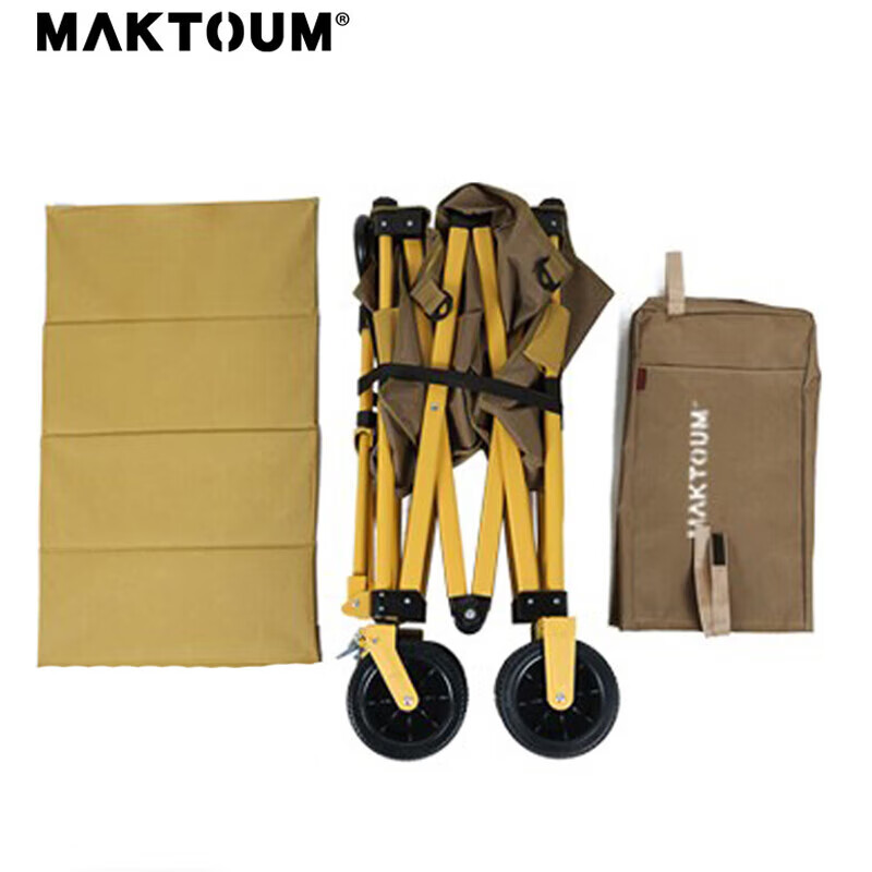馬科途（Maktoum）露營(yíng)車(chē)野營(yíng)車(chē)營(yíng)地推車(chē)聚攏露營(yíng)手推車(chē)地攤小推車(chē) 馬科途咖