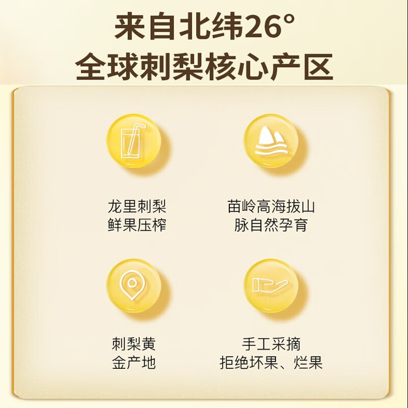 龙刺里贵州特产刺梨汁刺梨原浆原液高维C原浆果汁 刺梨原汁便携式袋装（30ml*8）