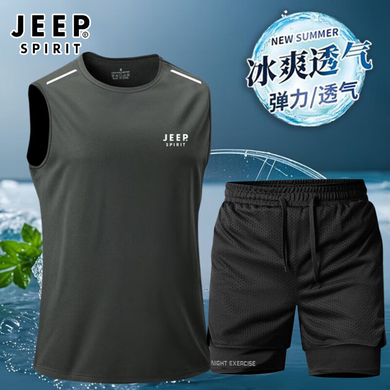 ���ڲ�����JEEP SPIRIT�����˶�����T���ļ�����͸�������˶�����ѵ�����̿����������� ���ɫ����+�ڿ� XS