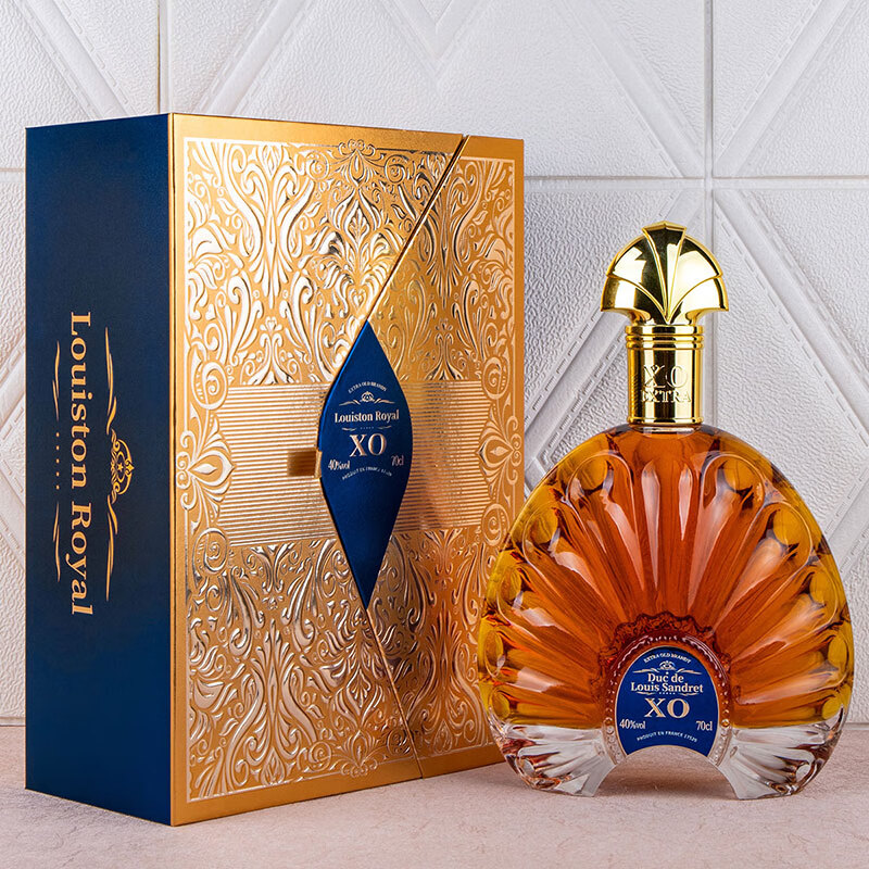 LOUISTON ROYAL皇家路易斯顿法国XO白兰地 700ml 40度 法国原瓶原装进口 洋酒 皇家路斯顿特醇XO 700mL 1瓶 配礼盒