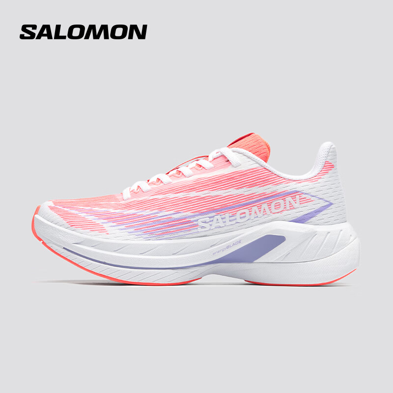 萨洛蒙（Salomon）女款 城市轻户外透气舒适稳定助力竞速训练运动跑步鞋 SPECTUR 2 霓虹红 478129 38 (UK5丨 38)