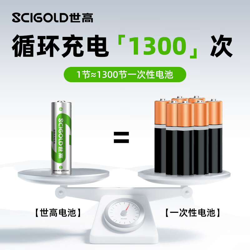 世高5号充电电池充电器适用/血压计等/遥控器智能门锁/话筒 5号8节