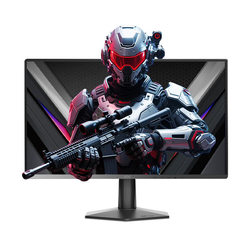 AOC 24英寸2K电竞显示器FastIPS 低蓝光1ms三角洲游戏小钢炮电脑显示屏幕HDR 【简约版】2K 144HZ Q24G51F