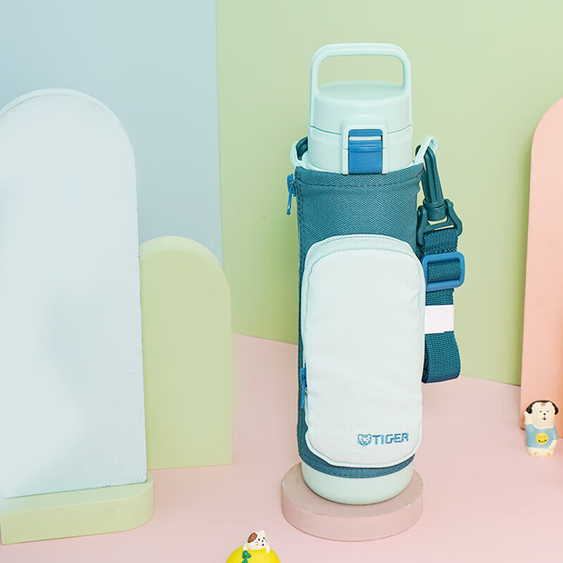虎牌（TIGER）保温保冷杯学生儿童户外便携直饮盖水杯MTT-B80C-GM薄荷绿800ml
