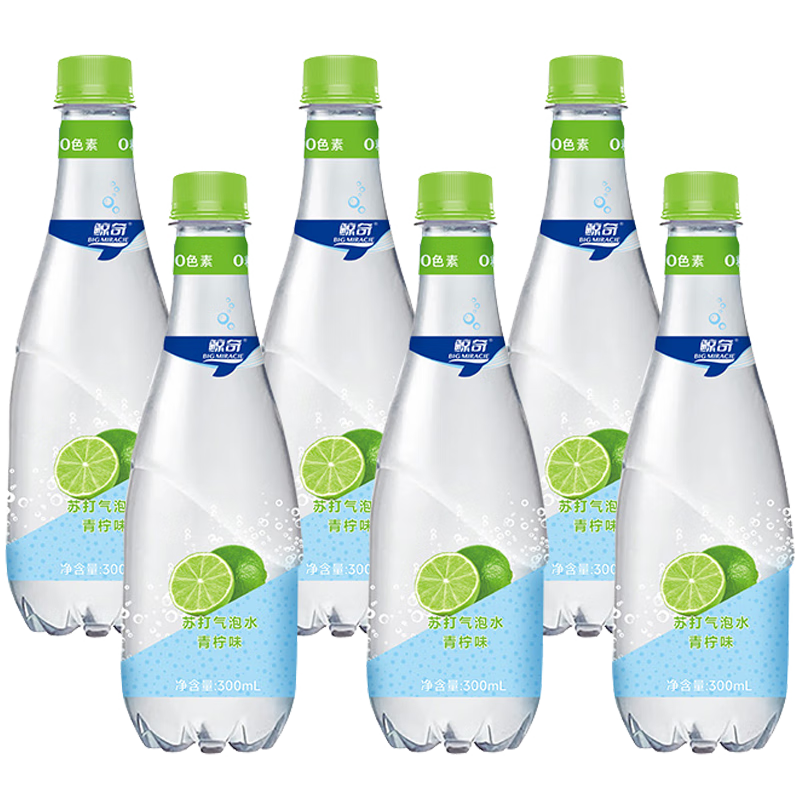 ���ڲ��������� BIG MIRACIE�մ�ˮ����ˮ ������������ζ��ˮ 0��0֬0������ ������ƷСƿˮ ������ζ��300ML*6ƿװ �����ǲ���