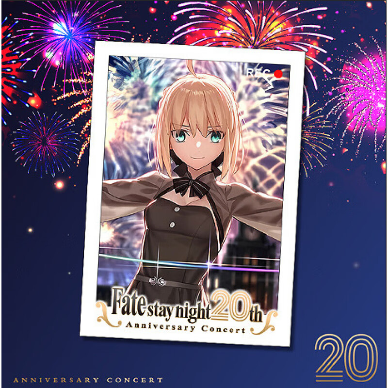 巧奈Fate stay night20周年音乐会吧唧徽章礼服命运saber拍立得 SABER1拍立得 Fate stay night20周年音乐会系列