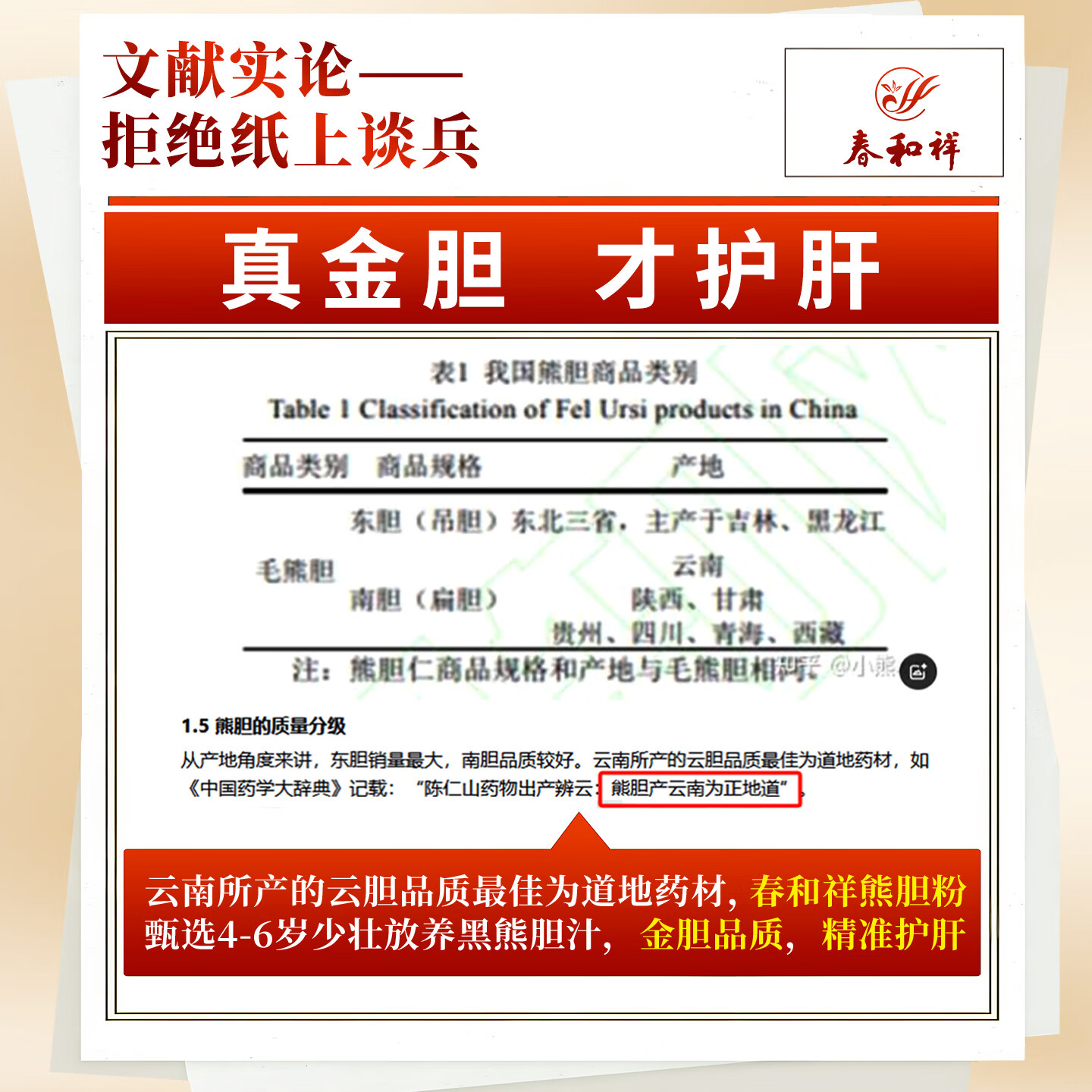 [春和祥 HY]熊胆粉 0.1g*11瓶 3盒装 正品国药准字OTC金胆级的功效护肝养肝明目咽喉肿痛中成药金粉 男士推荐抽烟喝酒口臭