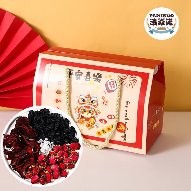 法米诺洛神玫瑰桑葚花茶250g(50袋)