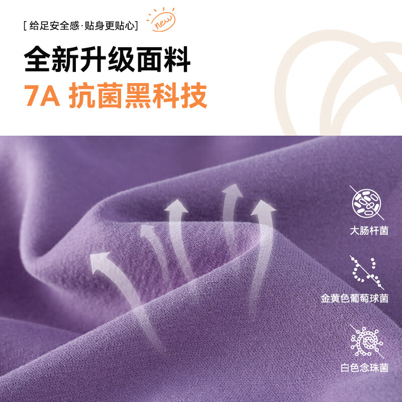 棉花堂(cottontown)【不易起球】棉花堂童装儿童运动裤男童裤子春秋女童休闲裤7A抗菌 藏青 160 160/69