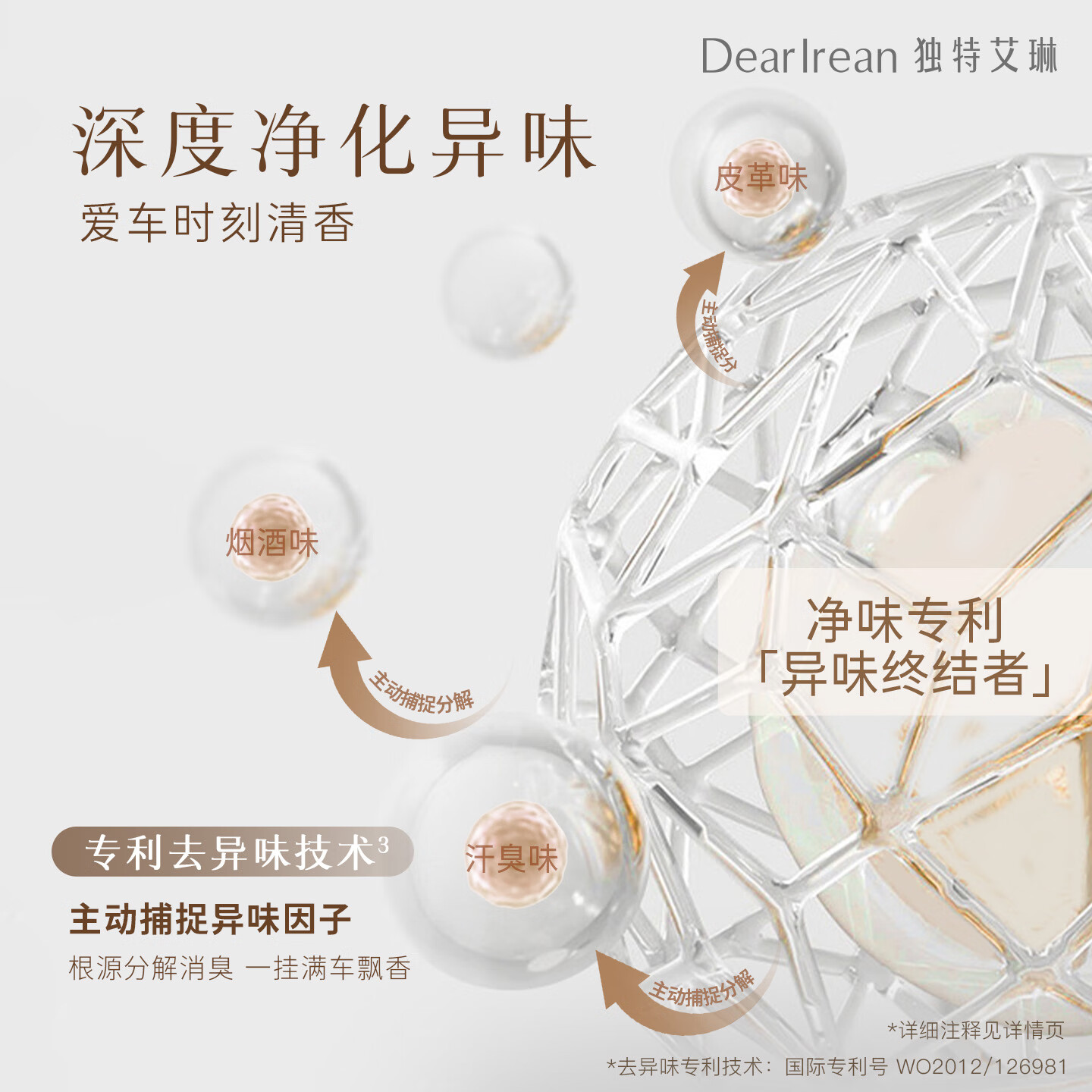 独特艾琳【新品推荐】独特艾琳小香风车载香薰家用卧室香氛汽车香水摆件 苏里南柠【清新醒神柑橘香调】