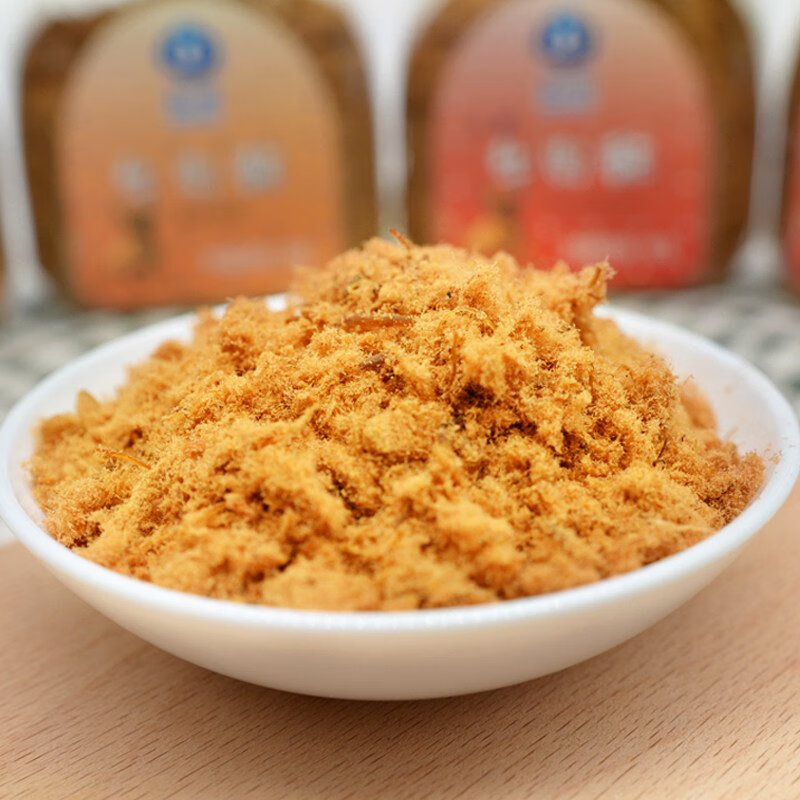 五洲牛肉松香酥早餐配粥烘焙壽司肉松小貝老人零食罐裝 牛肉酥115g*2