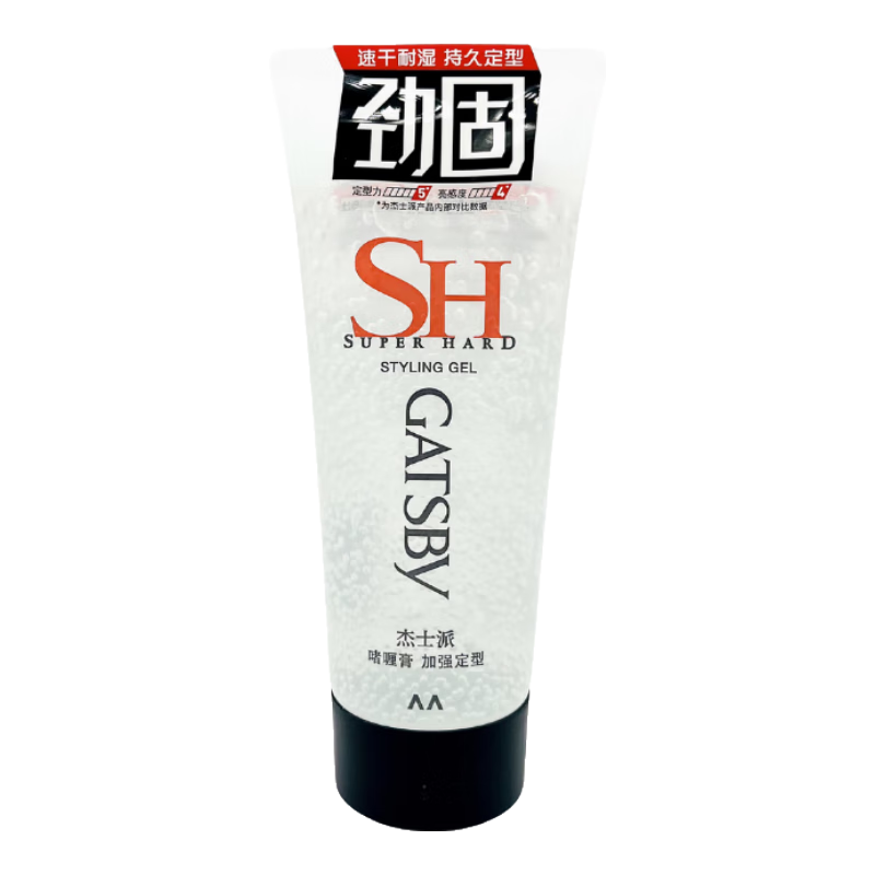 杰士派（GATSBY）啫喱膏強(qiáng)力定型男士清爽保濕蓬松發(fā)膠 啫喱膏(清爽感強(qiáng)力定型)200g
