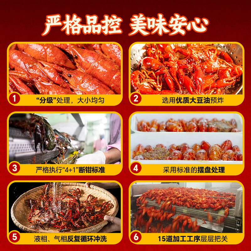 GUO LIAN國聯(lián) 麻辣小龍蝦750g 2025年新蝦 4-6錢(qián) 凈蝦400g  聚餐宵夜 [25年新蝦]4/6錢(qián)麻辣小龍蝦
