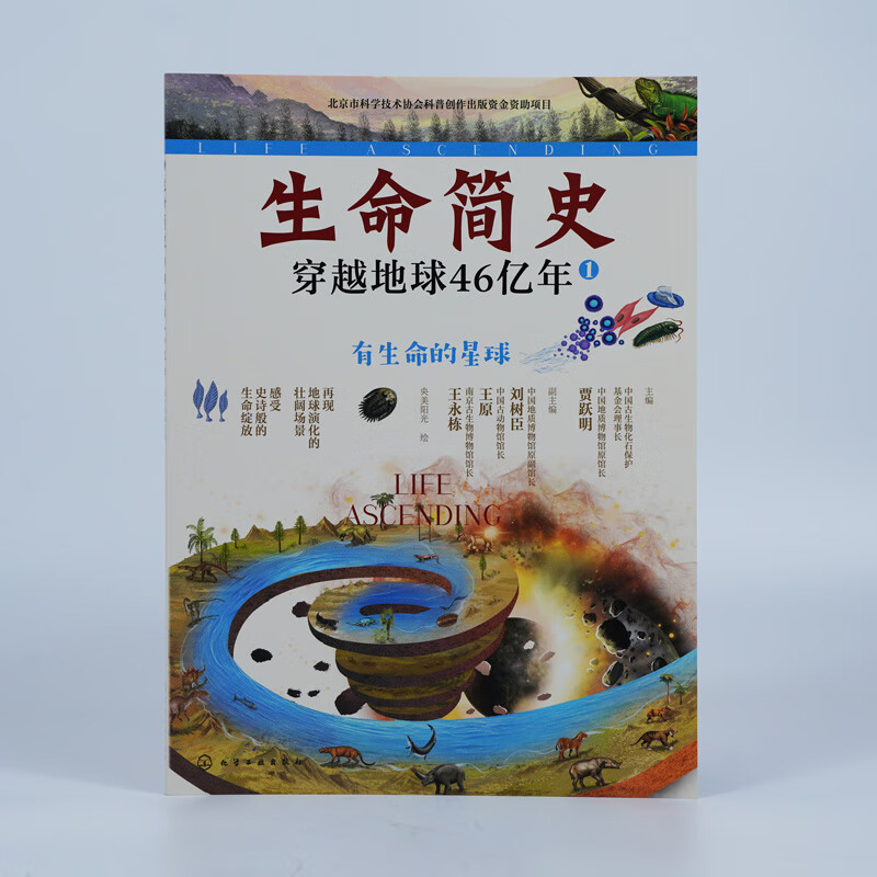 生命简史 穿越地球46亿年 4册 远古生物 入围2025中国好书 儿童中小学生青少年历史科普读物宇宙起源地球形成生命诞生史前世界探索