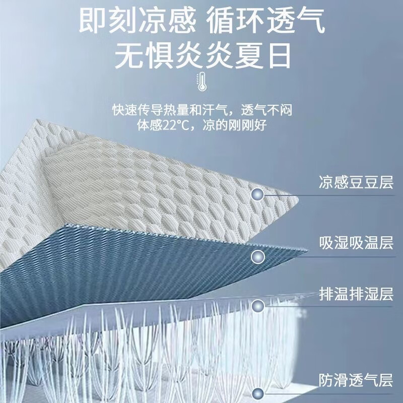 清幽雅竹乳胶枕头枕芯 泰国进口天然乳胶 透气舒适成人枕狼牙枕 凉感冰丝夏季枕 一对 70*45*10/11