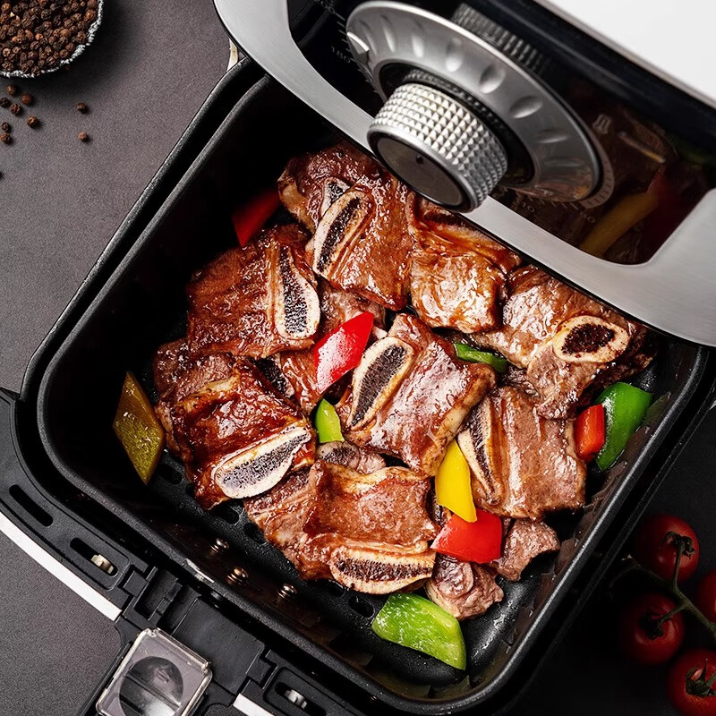 NONFUN HAONIU黑椒牛仔骨带骨牛肋排微腌牛排骨 冷冻牛肉生鲜烧烤食材 厂家直发 黑椒牛仔骨 1200g/3袋