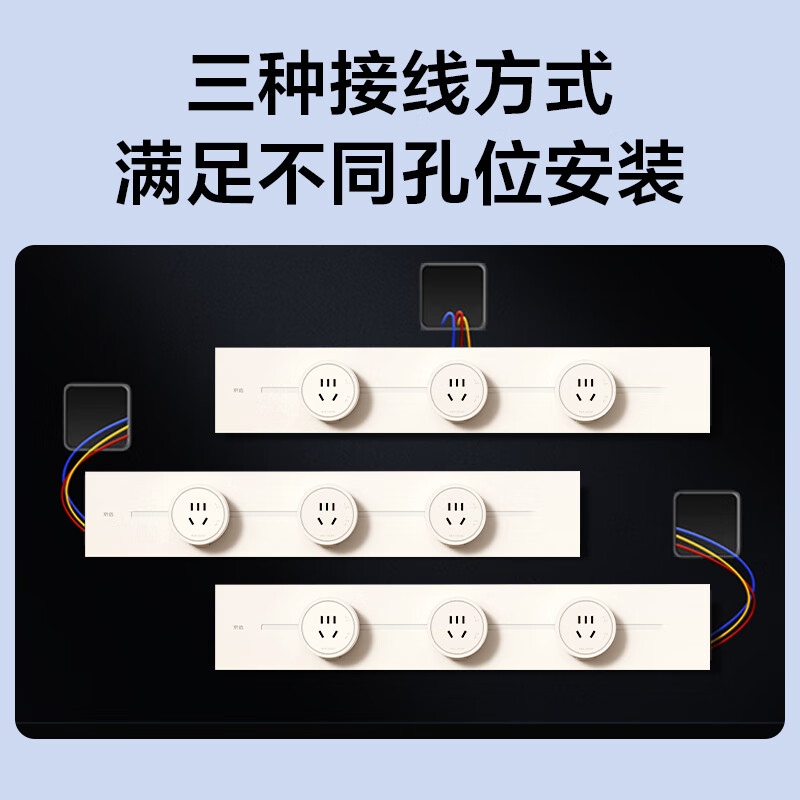 京选京东自有品牌 臻品Pro系列明装轨道插座壁挂式可移动电力轨道50厘米+3个五孔 白色