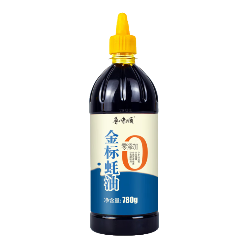 蚝油0添加金标耗油上等炒菜拌馅烧烤火锅提鲜家用780g挤挤瓶 780g*1瓶
