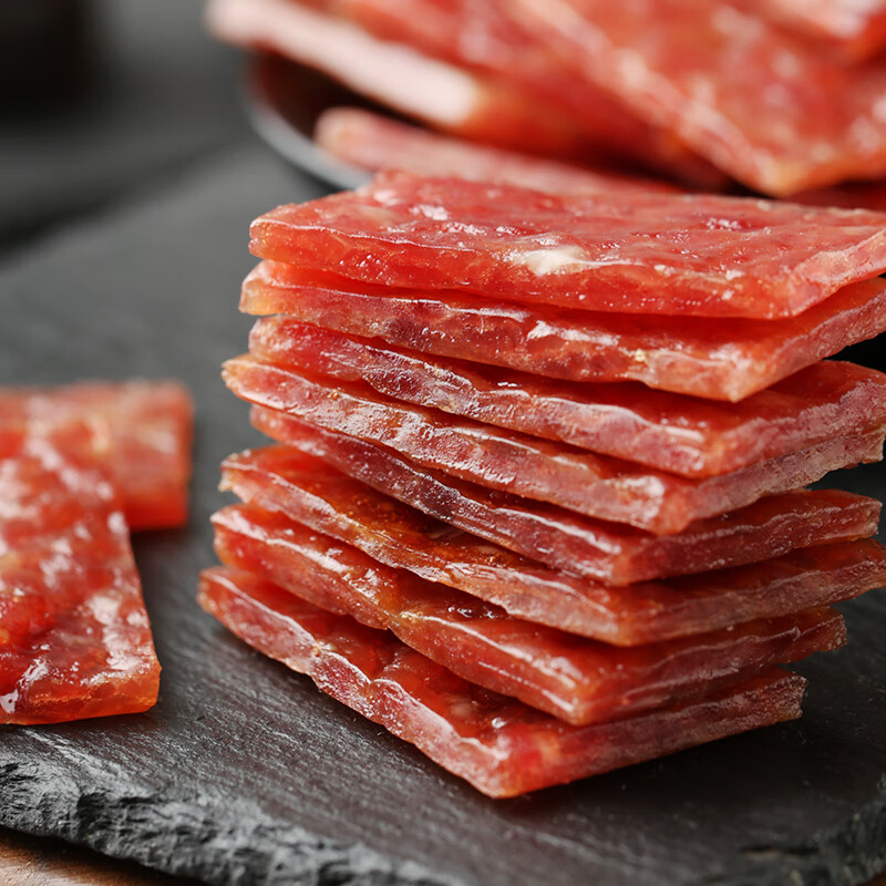 麦臻选【麦德龙超市】黑猪火烤肉片400g独立袋包装猪肉脯零食原味肉干