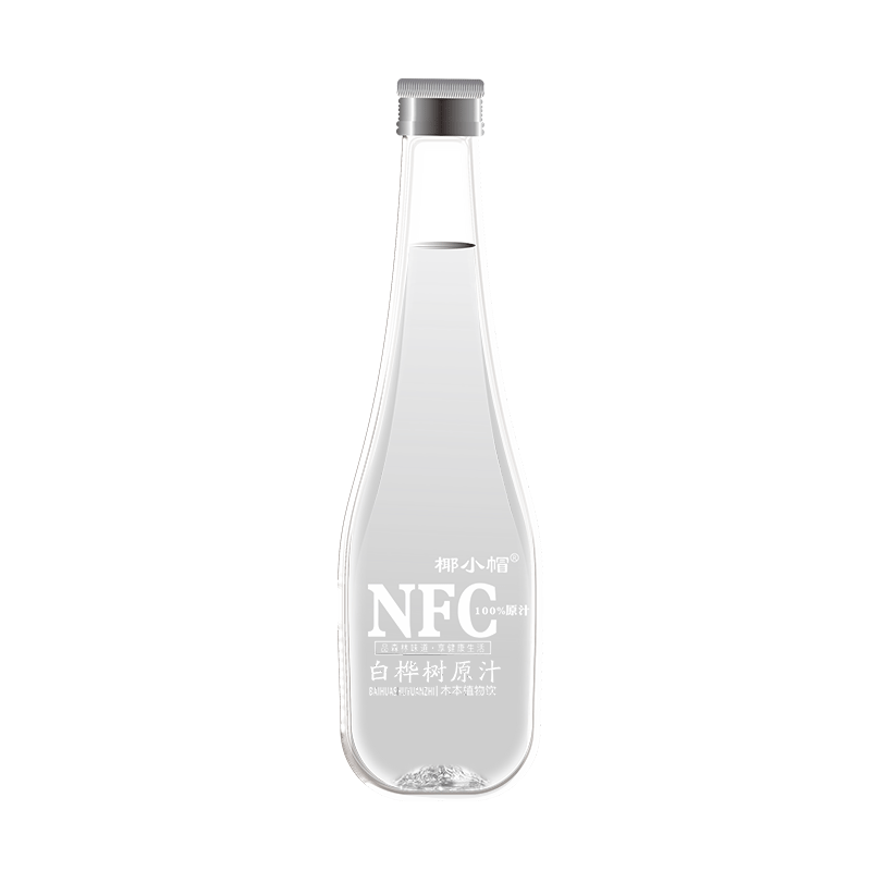 椰小帽100%NFC纯天然白桦树汁原液 310ml*6瓶整箱玻璃瓶装