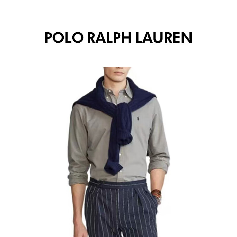Polo Ralph Lauren拉夫劳伦早春新款休闲男长袖衬衫  M 710888705001 经典版