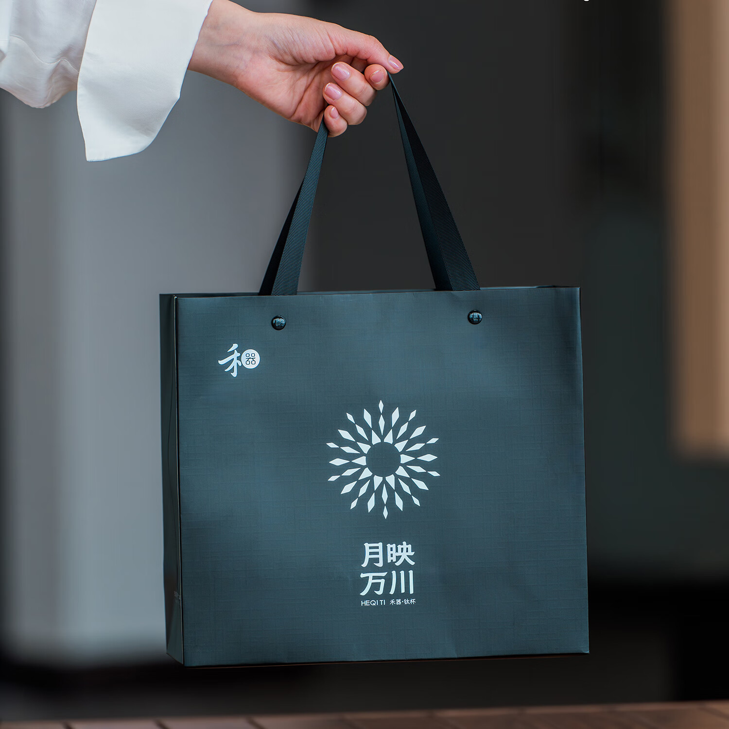 禾器钛杯纯钛保温杯保冷高档闷茶杯茶水分离养生泡茶商务办公礼品钛杯定制 叩玉绿290ml