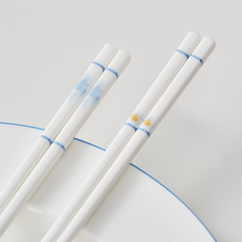 华光高档家用抗菌防滑厨房 陶瓷筷子 精美礼盒套装 云梨赋 【云梨赋】 4双 陶瓷筷