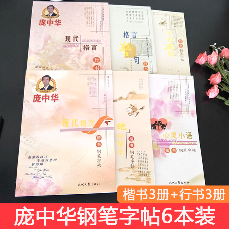 庞中华钢笔字帖 楷书硬笔字帖行书字帖基础