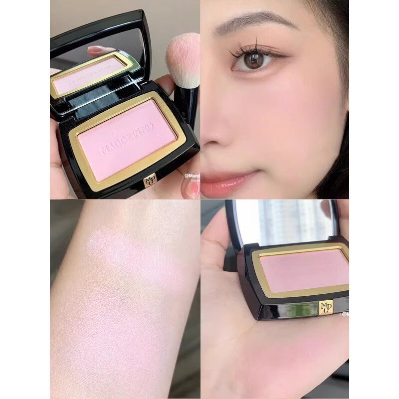 毛戈平氛圍感腮紅腮紅胭脂盤(pán)806膨脹色收縮色801官方MGPIN官方正品旗艦 806#純凈早櫻-啞光腮紅 3.5g
